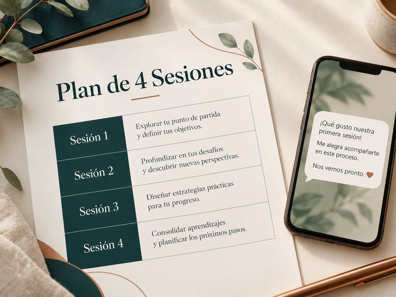 Regalo 3: Plan de 4 sesiones