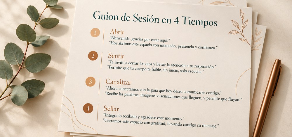 Guion de sesión en 4 Tiempos